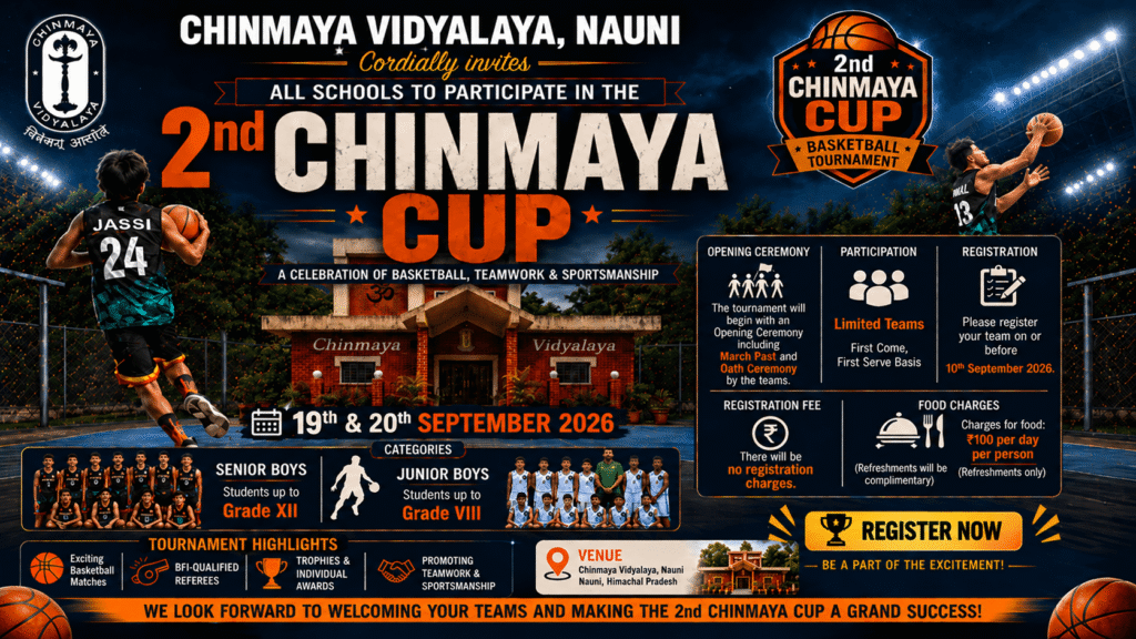 2nd Chinmaya Cup Inter-School Basketball Tournament 2026