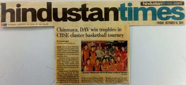 Chinmaya, DAV win trophies in CBSE cluster basketball journey.