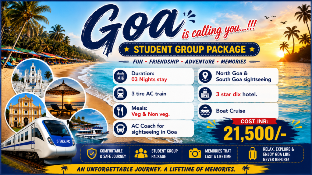 Goa Calling An Unforgettable Student Group Adventure