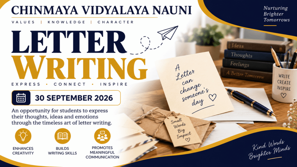Words That Connect – Letter Writing Competition