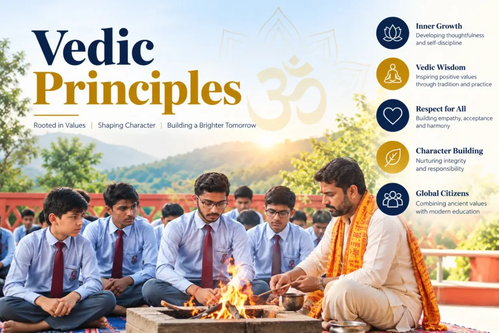 Vedic principles at Chinmaya Vidyalaya Nauni